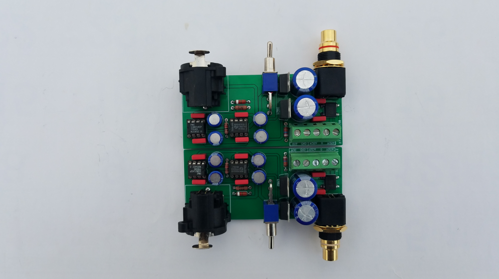 SSM2141 Balanced XLR signal to unbalanced RCA single ended circuit board
