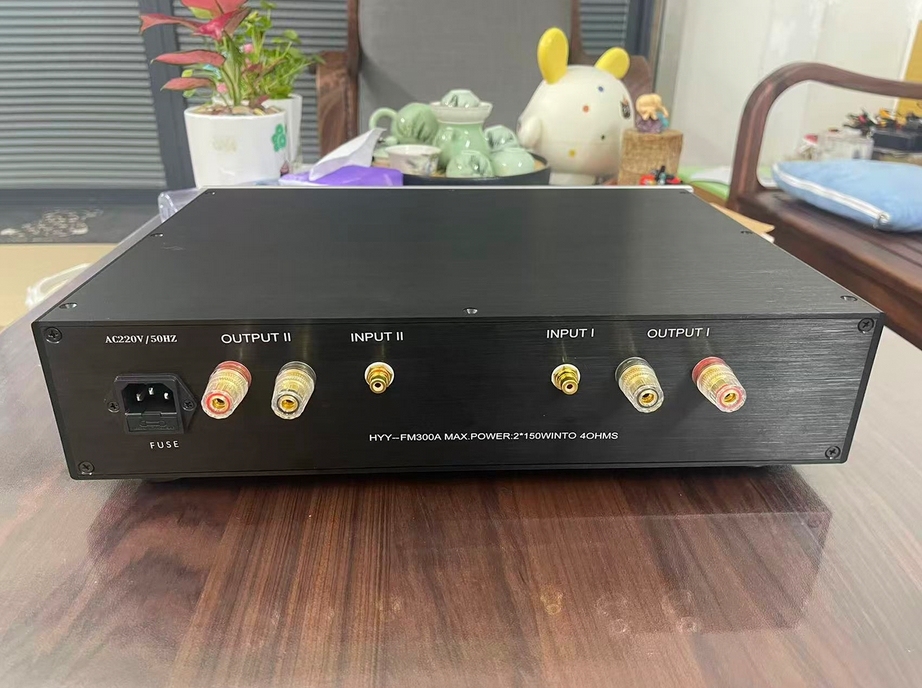 New Refer to Classic Swiss FM300A circuit 80W*2 stereo HiFi power amplifier