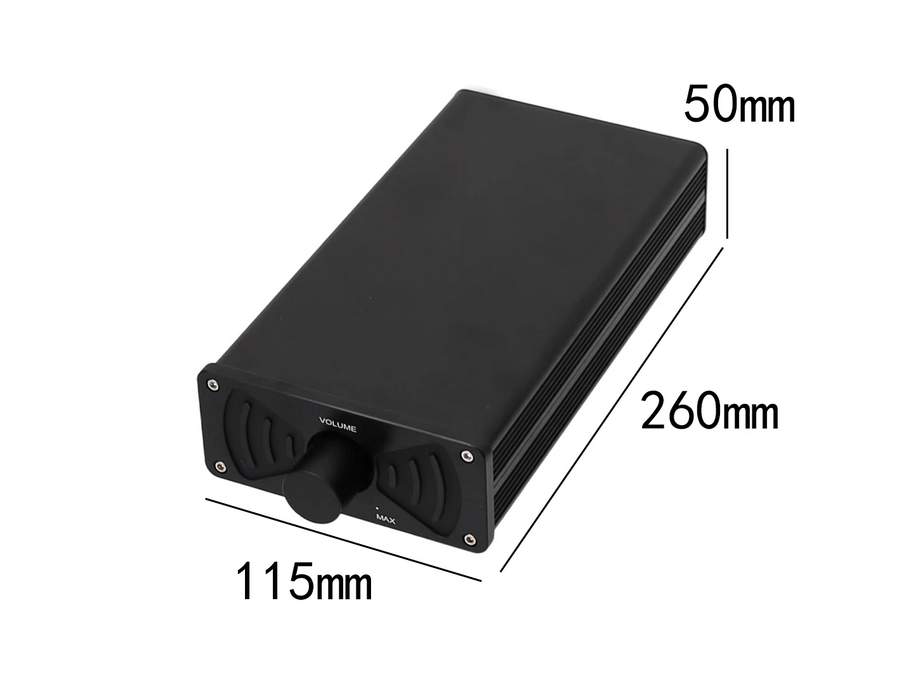 Classic mini TDA7293 2.0 HIFI stereo 40W+40W black power amplifier