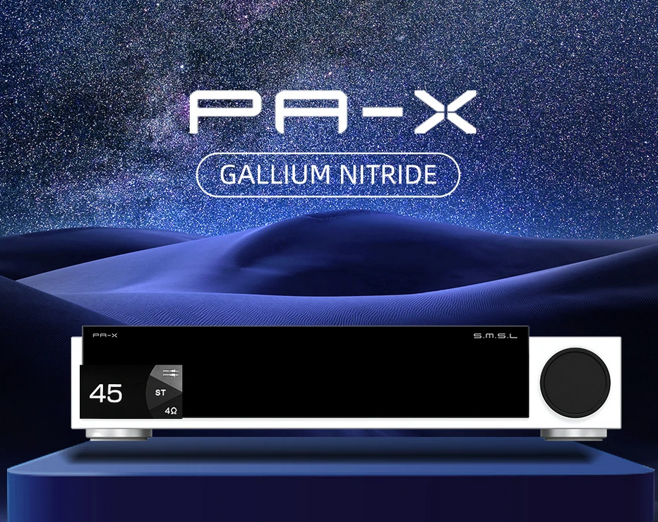 Free ship SMSL PA-X Power amplifier GALLIUM NITRIDE 40W Dual track Speaker home power amplifier