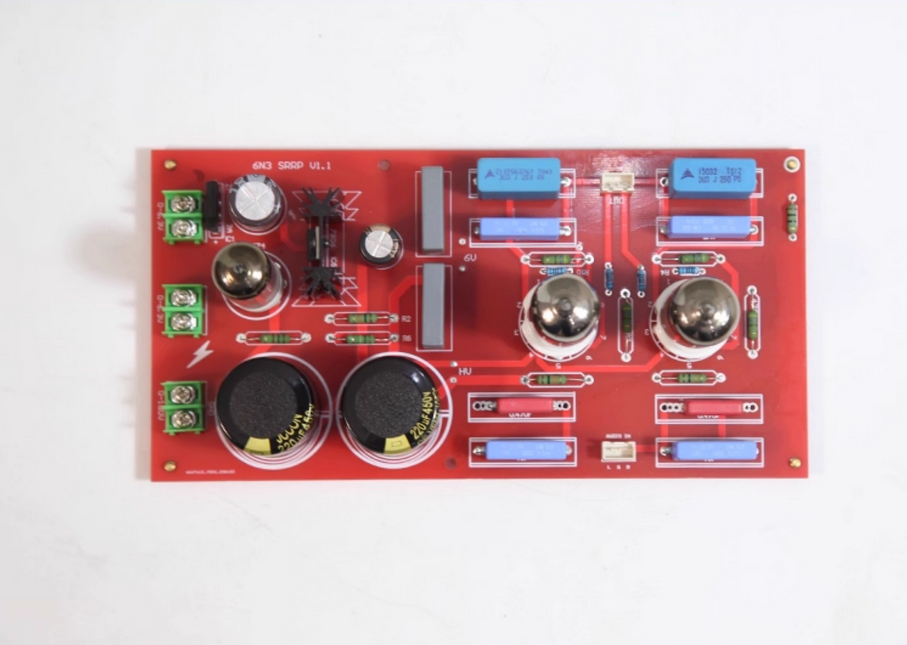 Finished 6N3 SRPP circuit  HIFI DIY stereo tube preamp board 6Z4 electronic tube rectifier