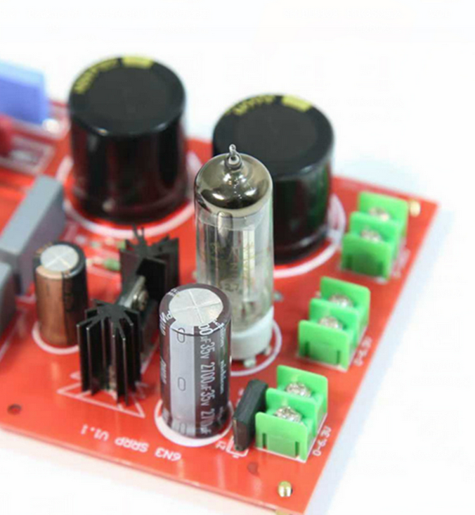 Finished 6N3 SRPP circuit  HIFI DIY stereo tube preamp board 6Z4 electronic tube rectifier