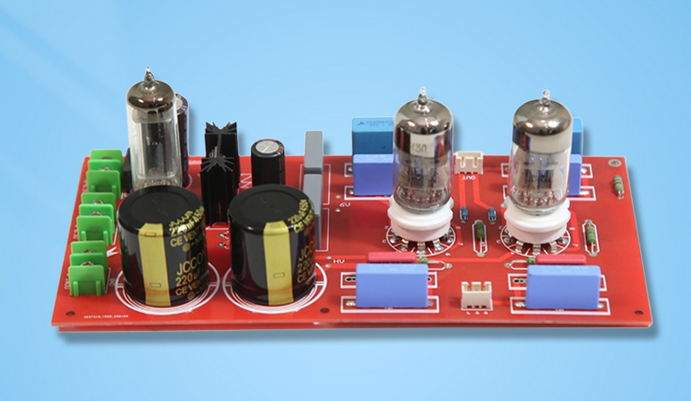 Finished 6N3 SRPP circuit  HIFI DIY stereo tube preamp board 6Z4 electronic tube rectifier