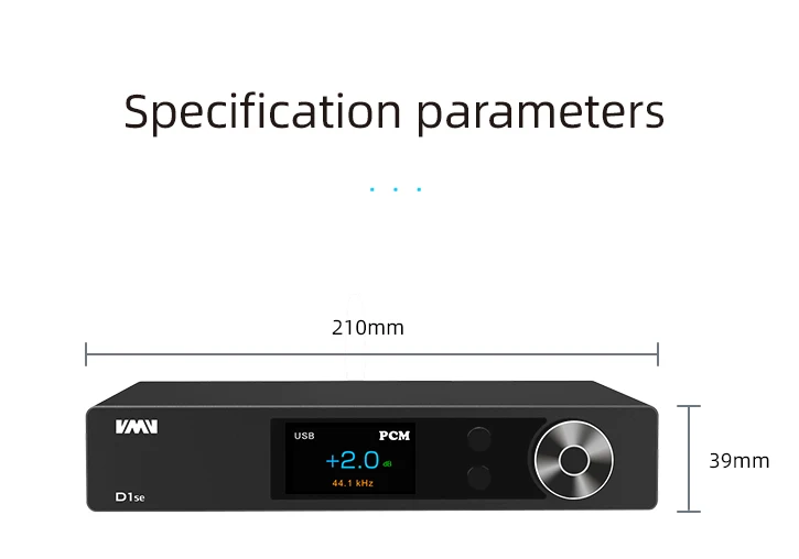 Free ship SMSL VMV D1se2 MQA MQA-CD ES9039MSPRO DAC Bluetooth 768kHz 32bit DSD512 D1SE 2 Decoder With Remote Control