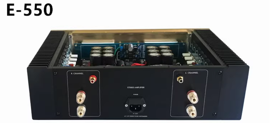 30w*2 Replica Accuphase E550 Class A Power Amplifier High Power Sound Sweet Vu Meter Toshiba Transistor HIFI Audio Amplifier