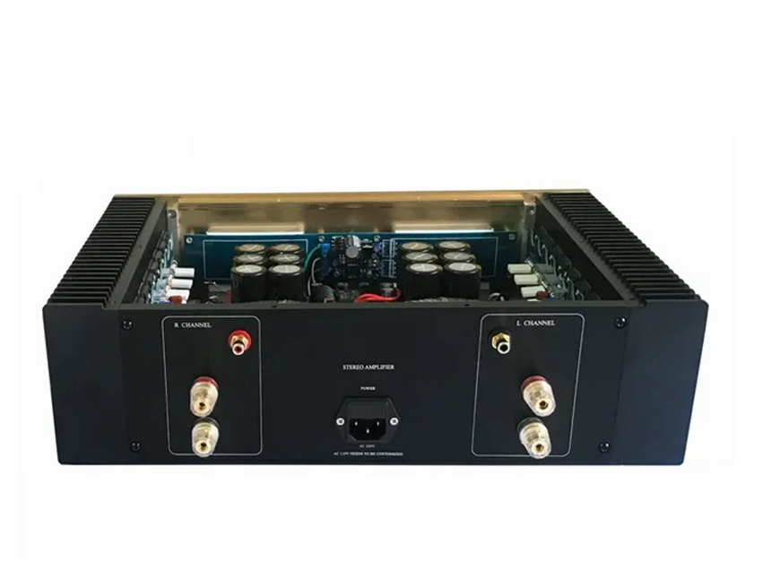 30w*2 Replica Accuphase E550 Class A Power Amplifier High Power Sound Sweet Vu Meter Toshiba Transistor HIFI Audio Amplifier