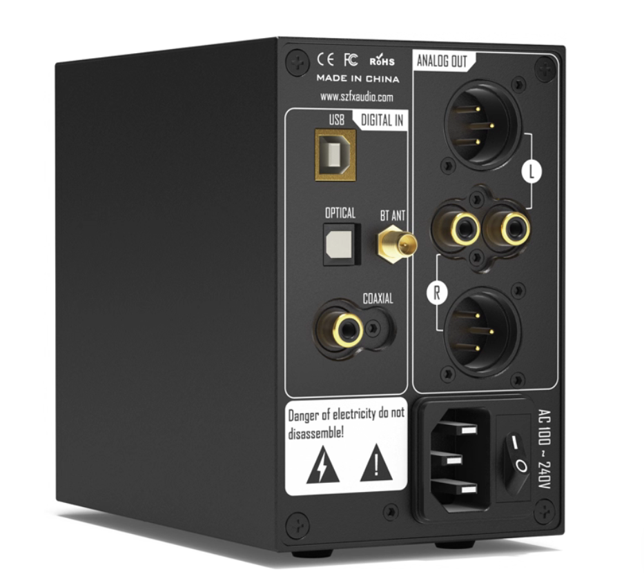 FX-AUDIO DS07 Fully Balanced Audio Decoder ES9068A+XMOS Bluetooth 5.1 QCC5125 Support for Windows/Linux/Android/Mac OSX