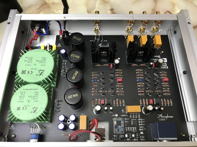 Reference Japanese Accuphase C3850 circuit HIFI DIY stereo preamplifier