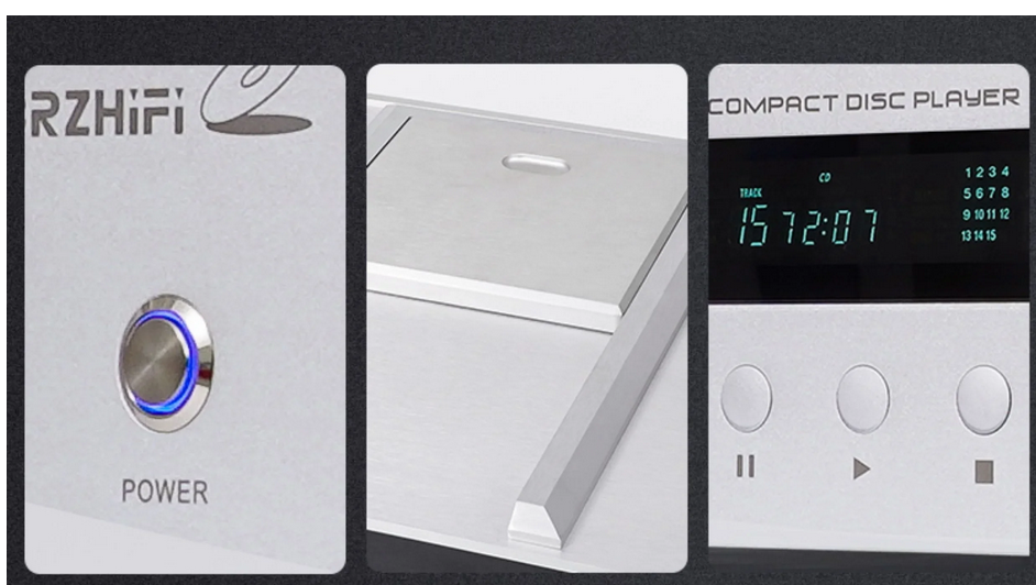2025 Latest Version BRZHIFI CD100 Fever CD Top Push Cover Balance Output Player Decoding Digital Output