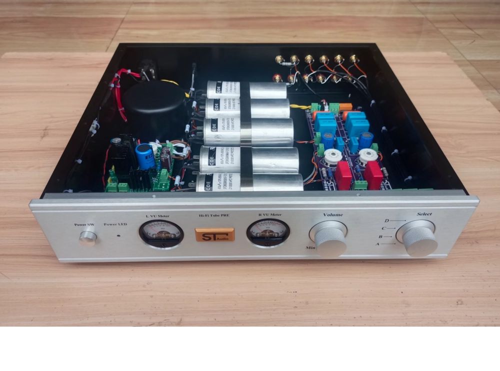 Refer to Germany's D. Klimo circuit 6922 HIFI DIY stereo tube preamplifier