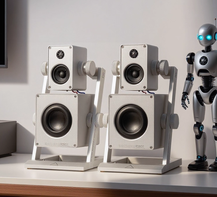 1 pair fashion creativity Passive Speaker ROBOT-350X Reference Gaowen Robot Three way Bookshelf speaker