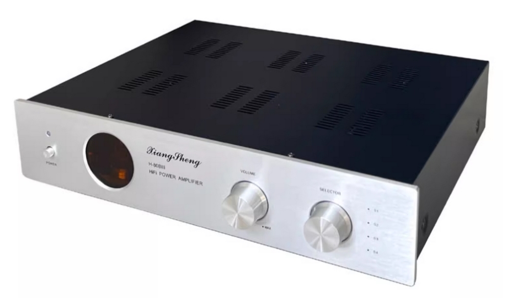 H-80B Ⅲ Electronic tube+field-effect transistor HiFi DIY 80W*2 stereo power amplifier