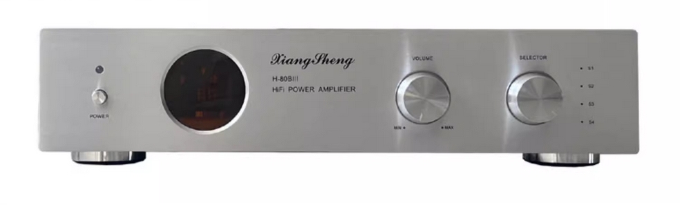 H-80B Ⅲ Electronic tube+field-effect transistor HiFi DIY 80W*2 stereo power amplifier