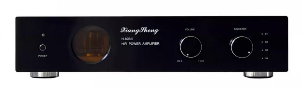H-80B Ⅲ Electronic tube+field-effect transistor HiFi DIY 80W*2 stereo power amplifier