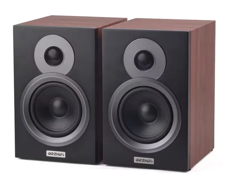 BRZHIFI 4-inch Two-way Fever Hifi Passive Bookshelf Desktop Speaker, High Pitched Transparent Clear Bass Deep DL40