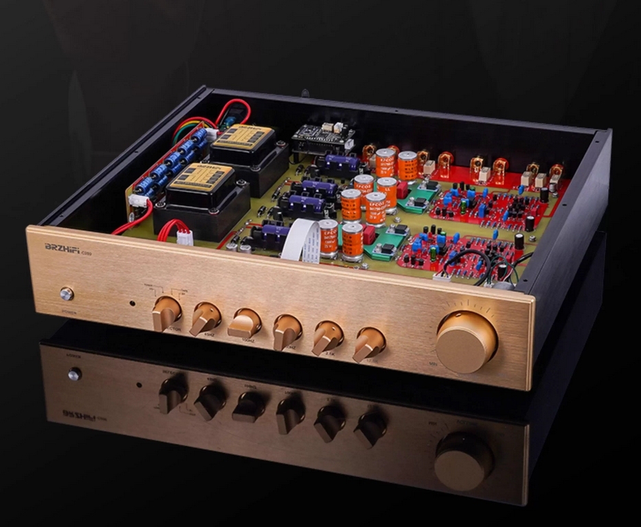 Refer to the Japanese Accuphase C-200 circuit pure Class A HIFI DIY preamplifier with remote control