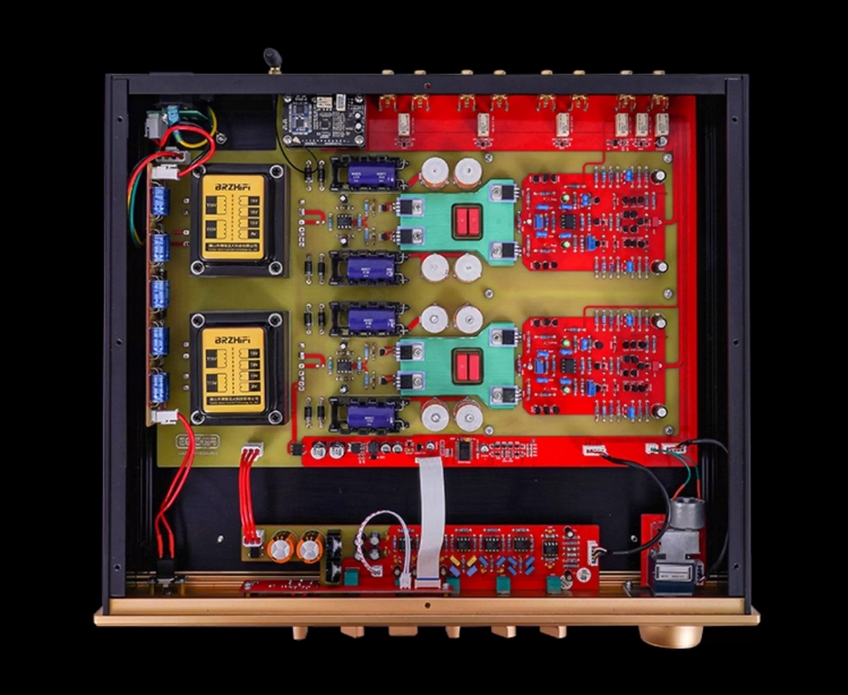 Refer to the Japanese Accuphase C-200 circuit pure Class A HIFI DIY preamplifier with remote control