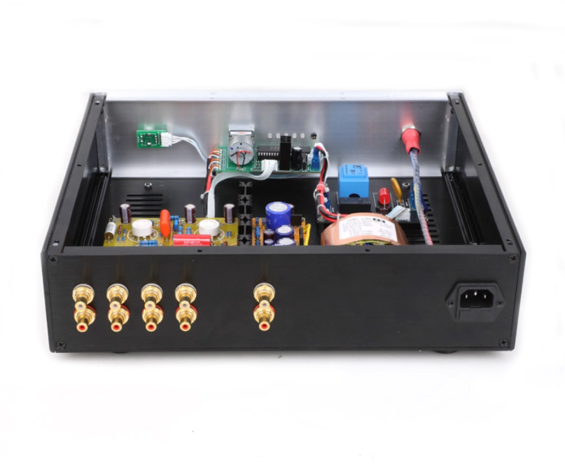 Conrad johnson PRT05 12AX7 Tube Preamplifier Four Input Switch Remote Control 12AX7 Vacuum tube preamp Amplifier
