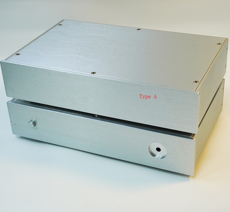 346 HIFI DIY Full Aluminum amplifier case decoder box Power filter chassis tube preamp Housing