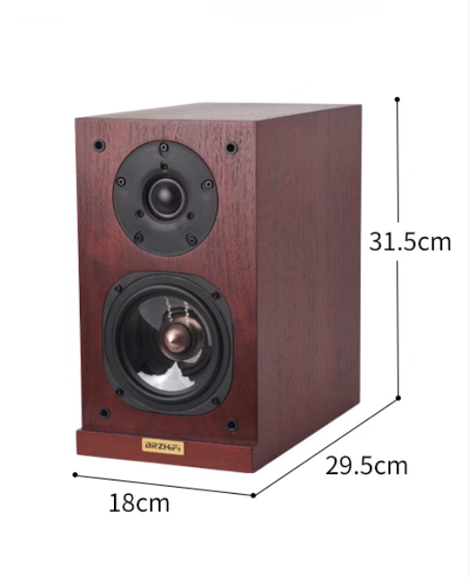 1 pair 5 inch 2 way HIFI Passive Bookshelf desktop Speaker Wooden Home Audiophile Speaker AS-52SE 120W 8ohm 88dB/mW