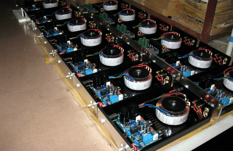 Finished 5532+LM3886 HIFI DIY 60W*2 stereo audio power amplifier with protection circuit