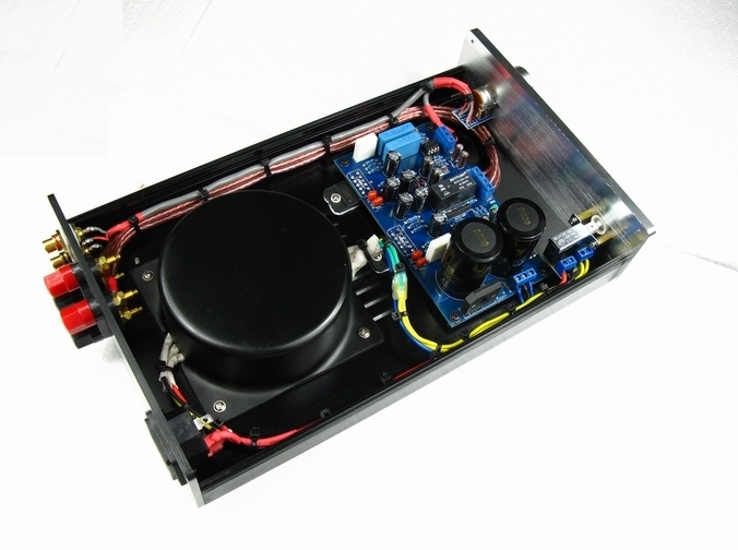 Finished 5532+LM3886 HIFI DIY 60W*2 stereo audio power amplifier with protection circuit
