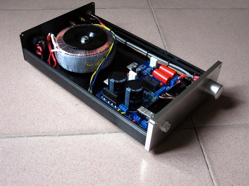 Finished TDA7293/TDA7294 HIFI DIY 50W*2 stereo audio power amplifier with Horn protection circuit