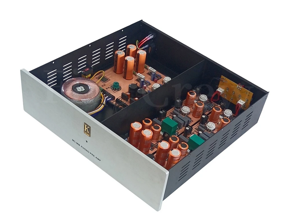 Preamp Copy German D.Klimo ECC88 E88CC 6922 ECC81 12AT7 6X4 EZ81 Electron Vacuum Tube Tubes MC/MM Cartridge Head PHONO Pre-Amp （not include the tubes）