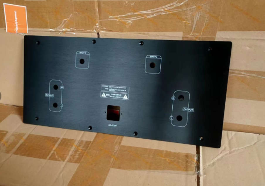 All aluminum class A power amplifier DIY chassis fashionable personality audio amp black case 430*200mm*300 or 400mm