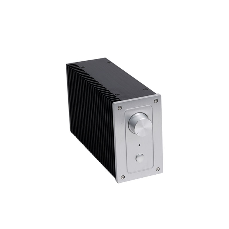 Single side heat dissipation small vertical aluminum chassis HIFI DIY amplifier case