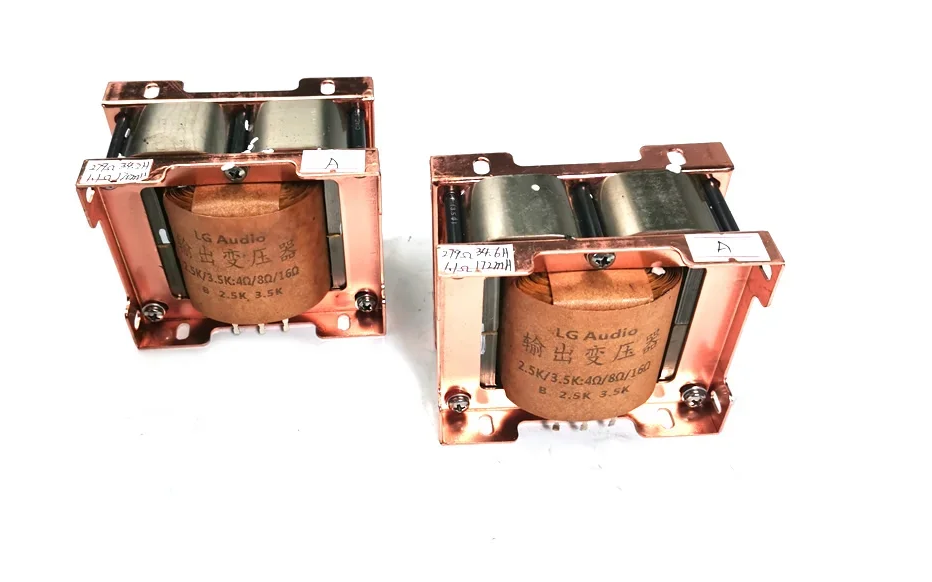 1pair Amorphous iron core 2.5K and 3.5K single-ended output transformer 2A3 or 300B amplifier with 4 ohm 8 ohm 16 ohm