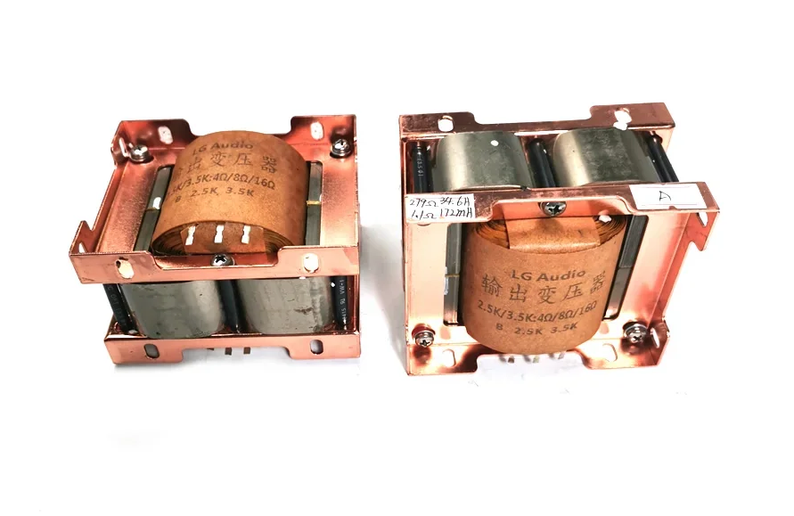 1pair Amorphous iron core 2.5K and 3.5K single-ended output transformer 2A3 or 300B amplifier with 4 ohm 8 ohm 16 ohm