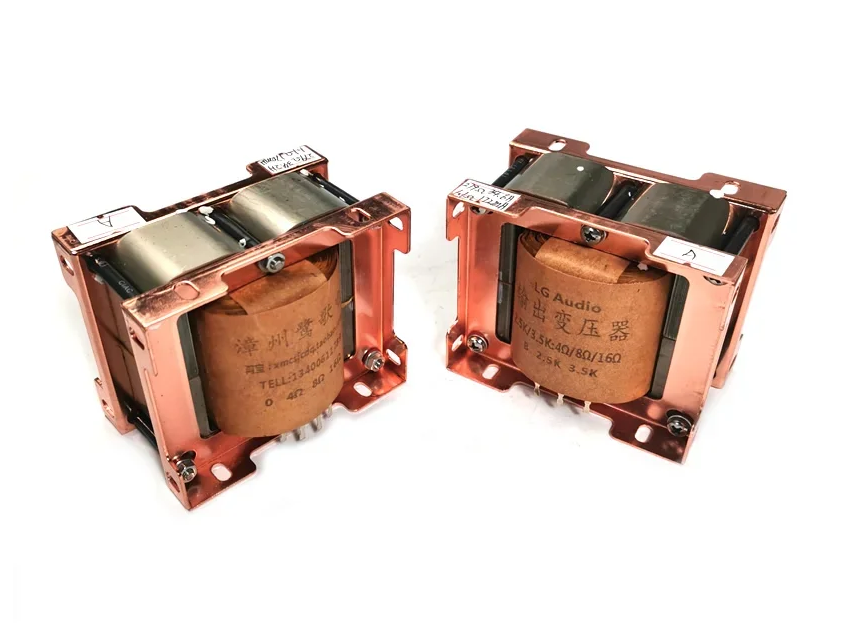1pair Amorphous iron core 2.5K and 3.5K single-ended output transformer 2A3 or 300B amplifier with 4 ohm 8 ohm 16 ohm
