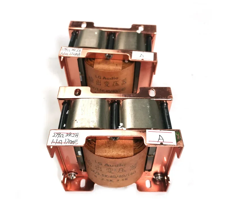 1pair Amorphous iron core 2.5K and 3.5K single-ended output transformer 2A3 or 300B amplifier with 4 ohm 8 ohm 16 ohm