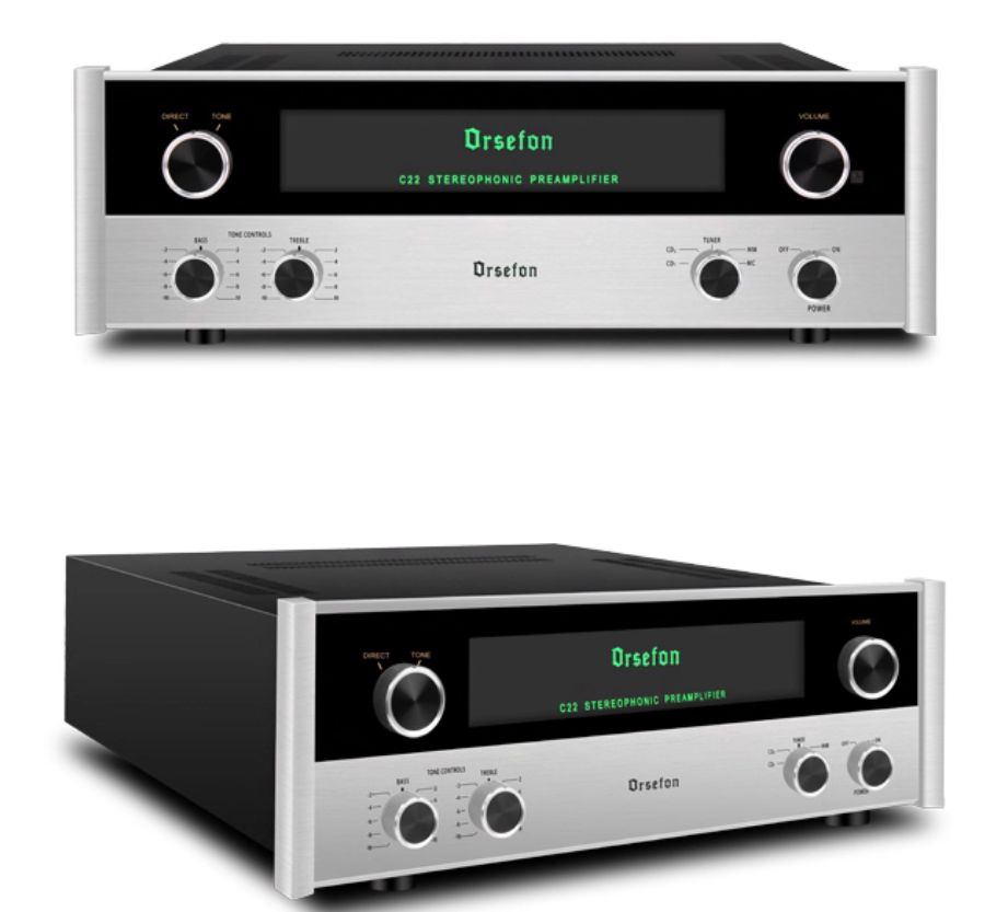 1:1 Copy McIntosh Line Classic C22 12AX7 12AT7 Vacuum Tube MC/MM Head Phono Preamp 2.0 Channel Pre-Amp Remote Control