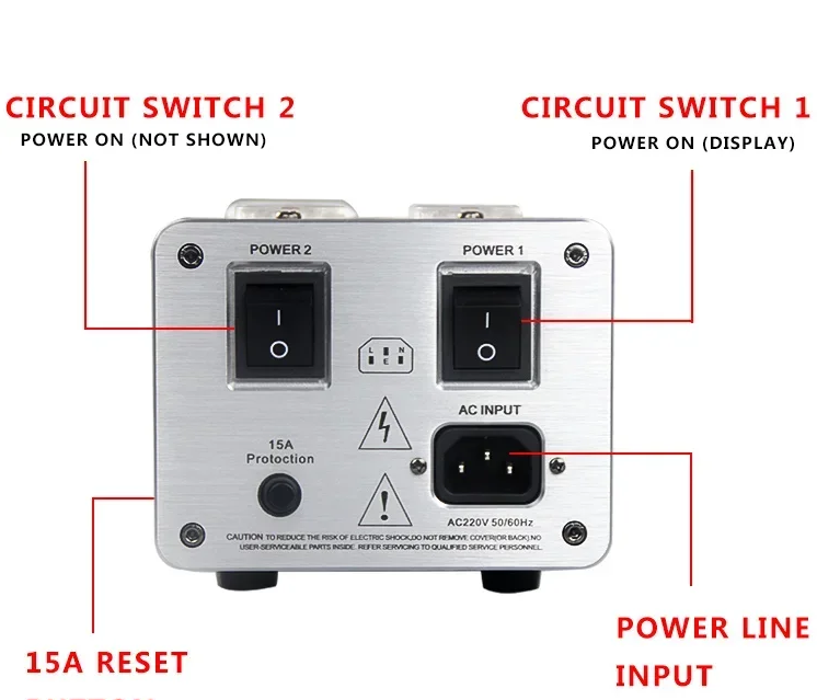 Weiduka AC8.8 audio special power filter purifier lightning protection plug-in audio socket power supply