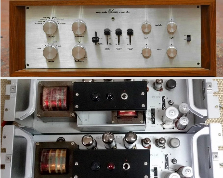 Reference Marantz M7 M8 EL34 6N1J 5Z2P Vacuum Tube Amplifier