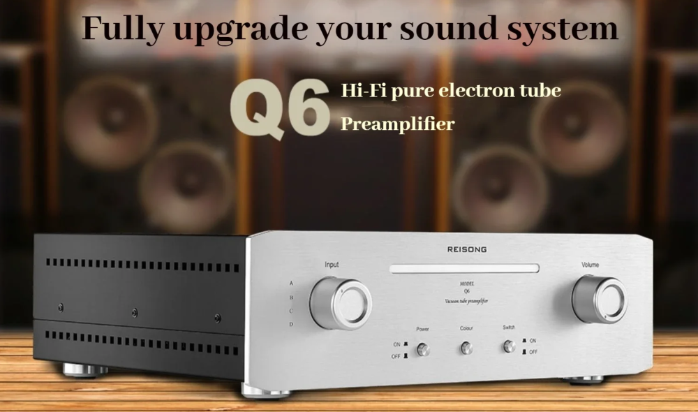 REISONG Q6, 12AX7 tube amplifier high fidelity home HIFI audio system tube preamplifier Marantz 7 improved HiEnd circuit