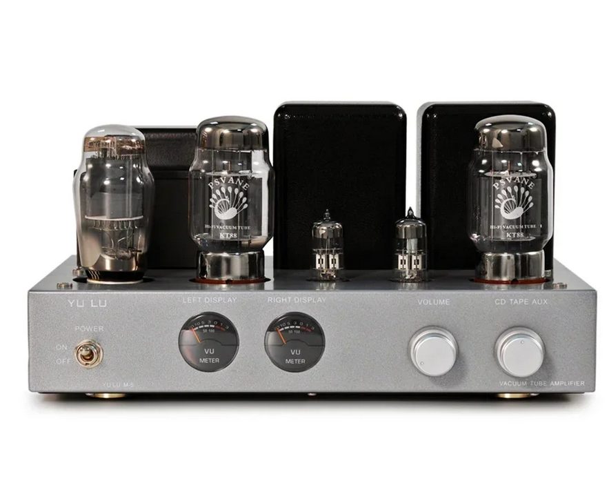 KT88 Single-Ended Tube Amplifier M5 Hi-Fi High-Power 6N2 5Z3P Electronic Tube Audio System VU meter AMP  15W*2