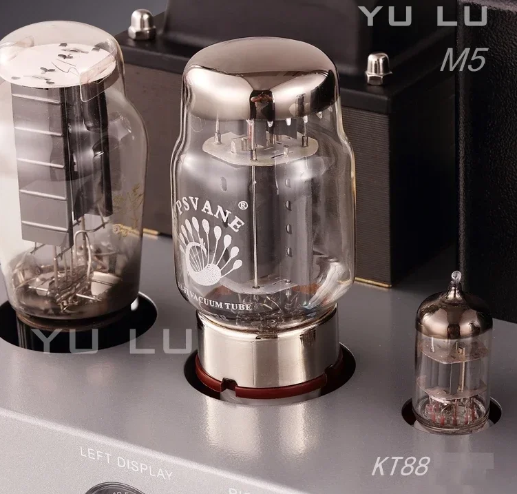 KT88 Single-Ended Tube Amplifier M5 Hi-Fi High-Power 6N2 5Z3P Electronic Tube Audio System VU meter AMP  15W*2