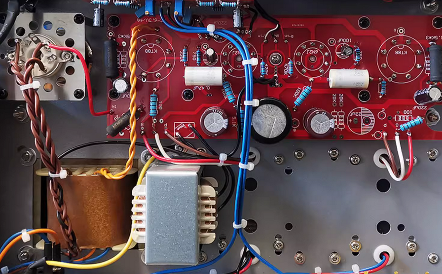 KT88 Single-Ended Tube Amplifier M5 Hi-Fi High-Power 6N2 5Z3P Electronic Tube Audio System VU meter AMP  15W*2