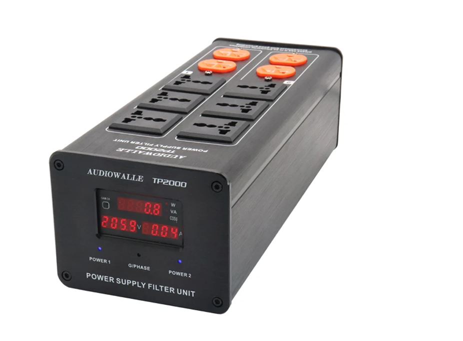 TP2000 New High-End Audio Noise Filter 3000W AC Power Conditioner Power Filter AC100-240V