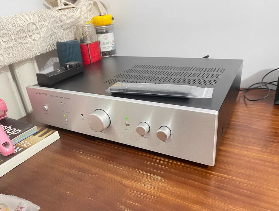Home High Power Fiber Coaxial Bluetooth 5.0 with Remote Control Class AB Home Audio  High Power Amplifier 200w*2 ST