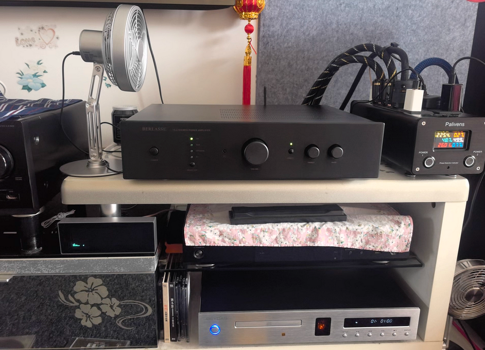 Home High Power Fiber Coaxial Bluetooth 5.0 with Remote Control Class AB Home Audio  High Power Amplifier 200w*2 ST