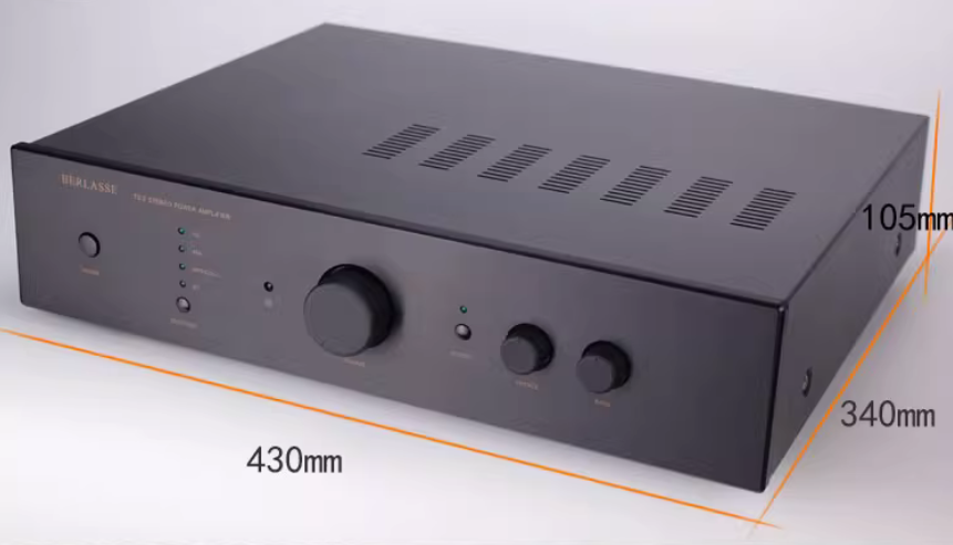 Home High Power Fiber Coaxial Bluetooth 5.0 with Remote Control Class AB Home Audio  High Power Amplifier 200w*2 ST