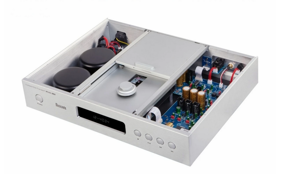High-end Musicnote MU23 MKII HIFI Turntable/fever CD Pure Turntable Push Cover Design with IIS Aluminum remote control