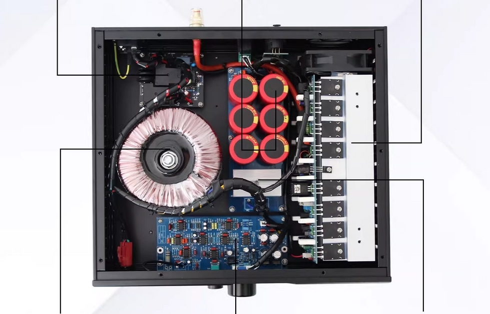 AB800 high power mono 800W Professional subwoofer amplifier