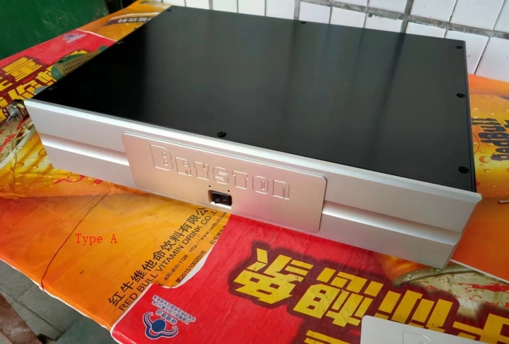 430*90mm full aluminum HIFI DIY preamp case amplifier chassis Can install Bryston circuit