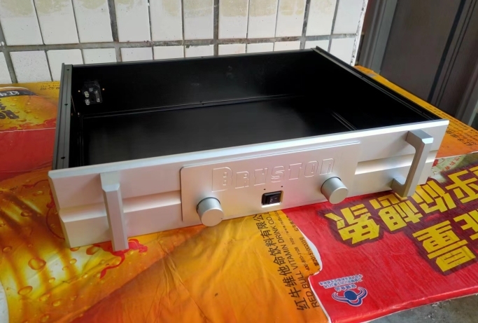 430*90mm full aluminum HIFI DIY preamp case amplifier chassis Can install Bryston circuit