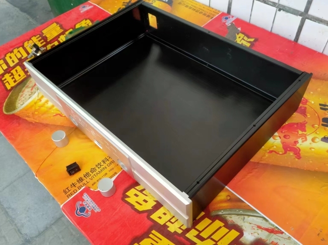 430*90mm full aluminum HIFI DIY preamp case amplifier chassis Can install Bryston circuit